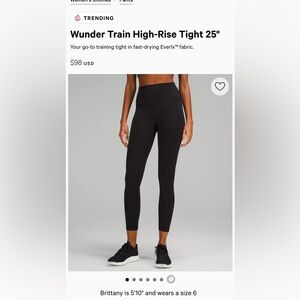 Brand new w/tags- Lululemon Wunder Under High Rise